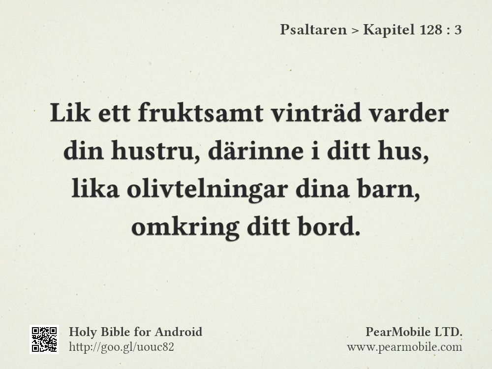 Psaltaren, Kapitel 128:3